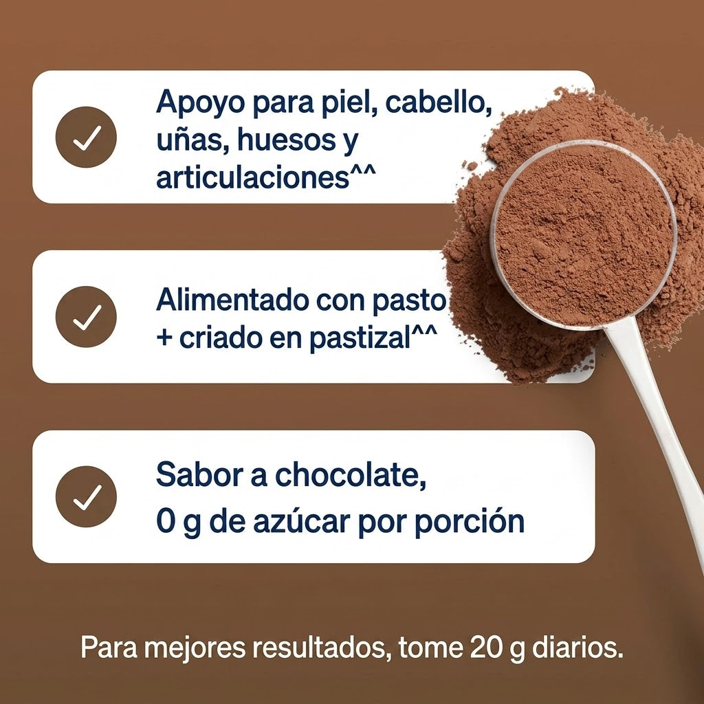 colageno de chocolate